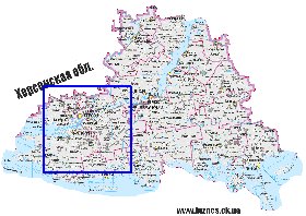 mapa de Kherson