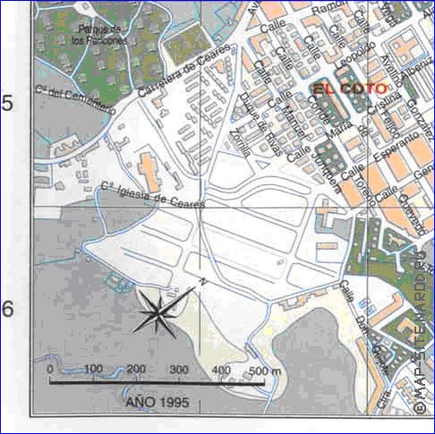 mapa de Gijon