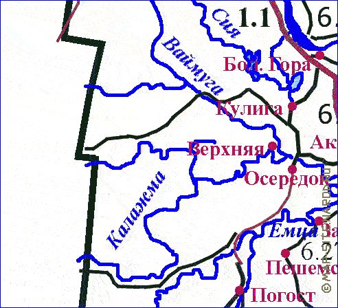 Карта холмогорского района архангельской области подробная спутник