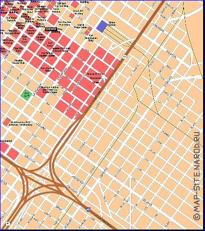 carte de Houston