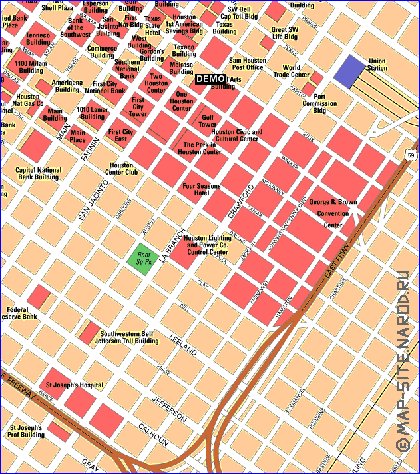 carte de Houston